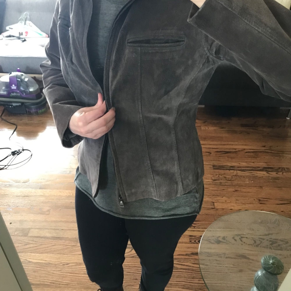 Genuine Suede Leather Jacket
